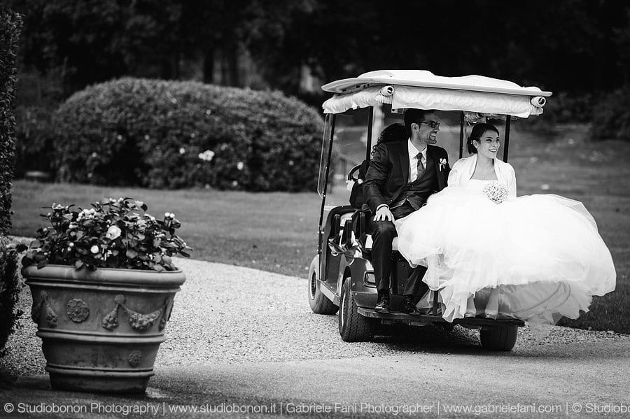 Wedding with Golf Car Hotel Four Seasons Firenze