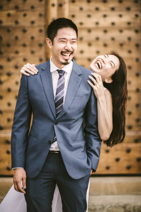 Genuine and authentic moment for this couple engaged in Florence.