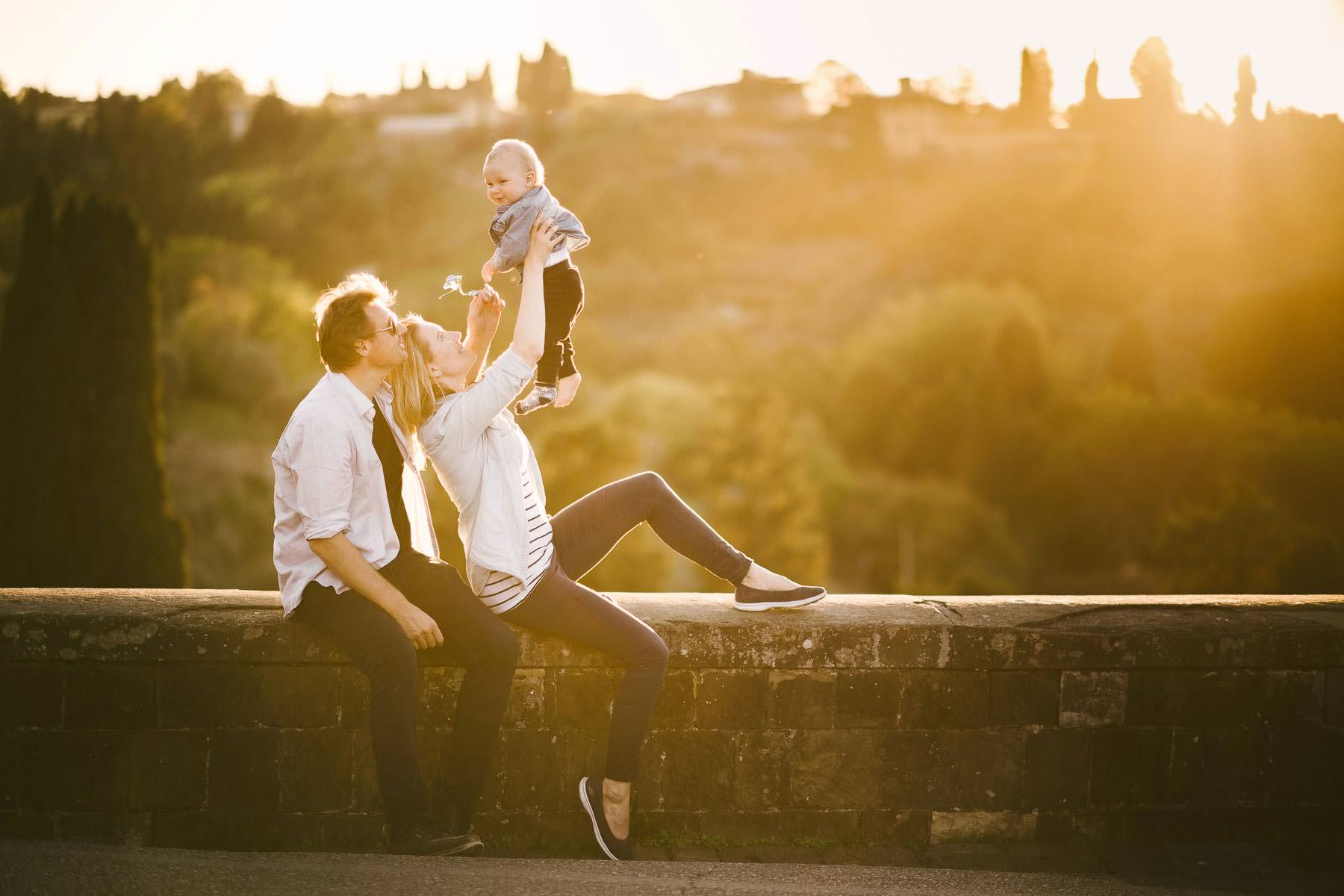 Tuscany Florence vacation family photo shoot Gabriele Fani photographer