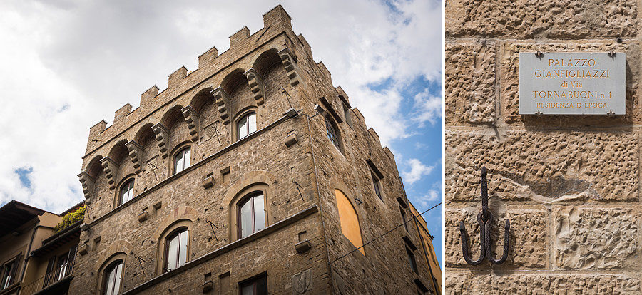 Tuscan destination elopement in Florence at Antica Torre Tornabuoni