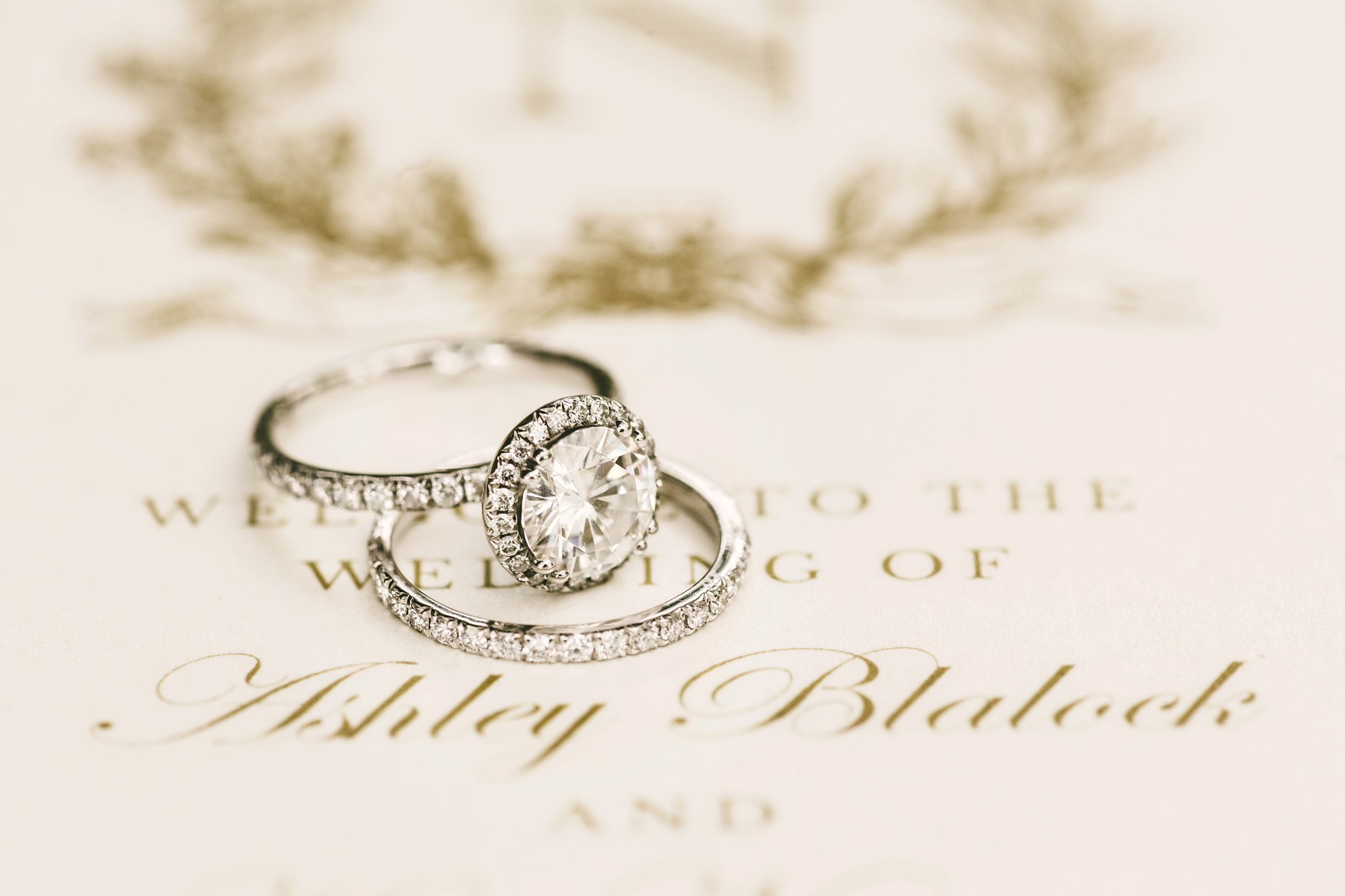Elegant and lovely bride engagement ring