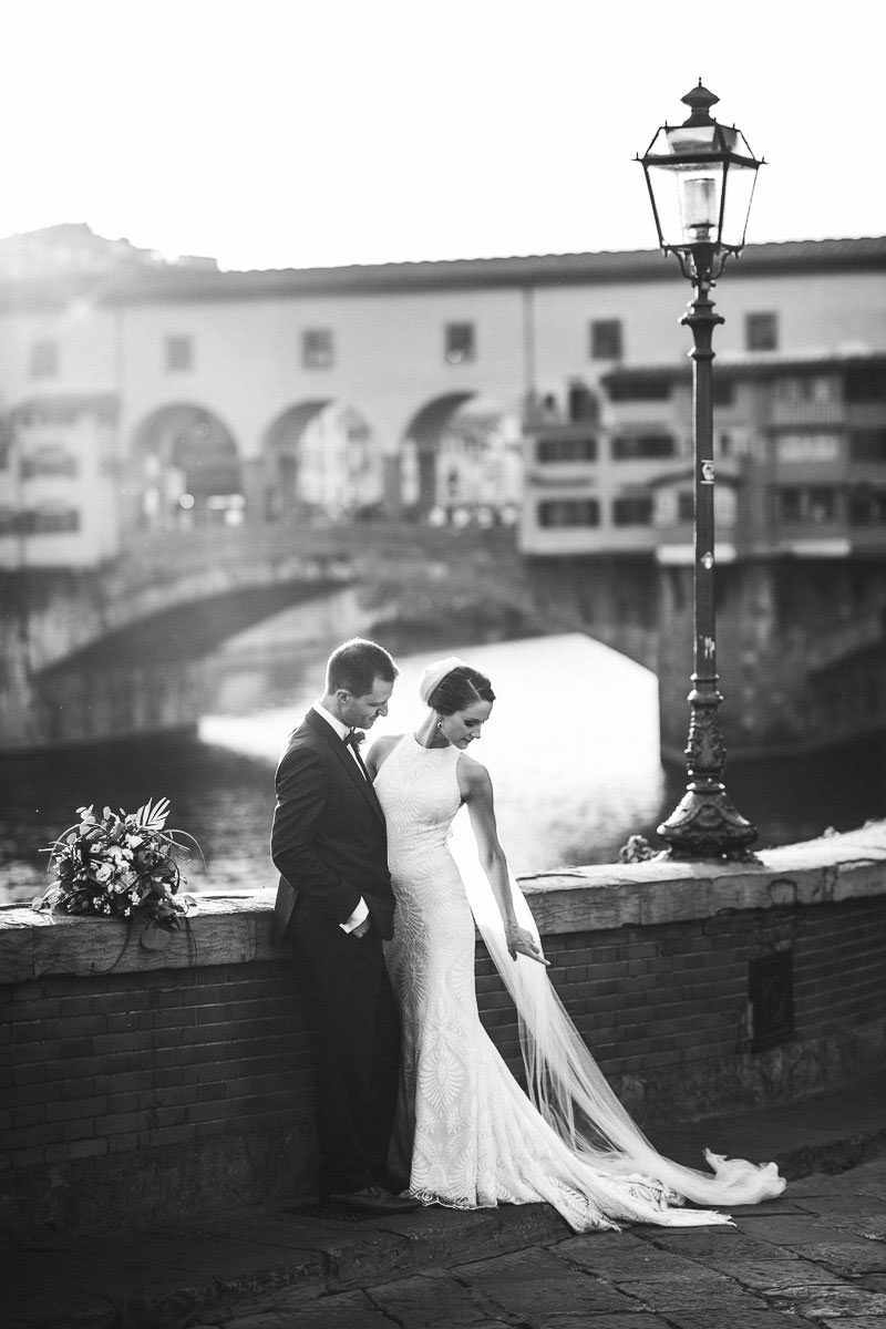 Intimate destination wedding in Florence at Villa La Vedetta