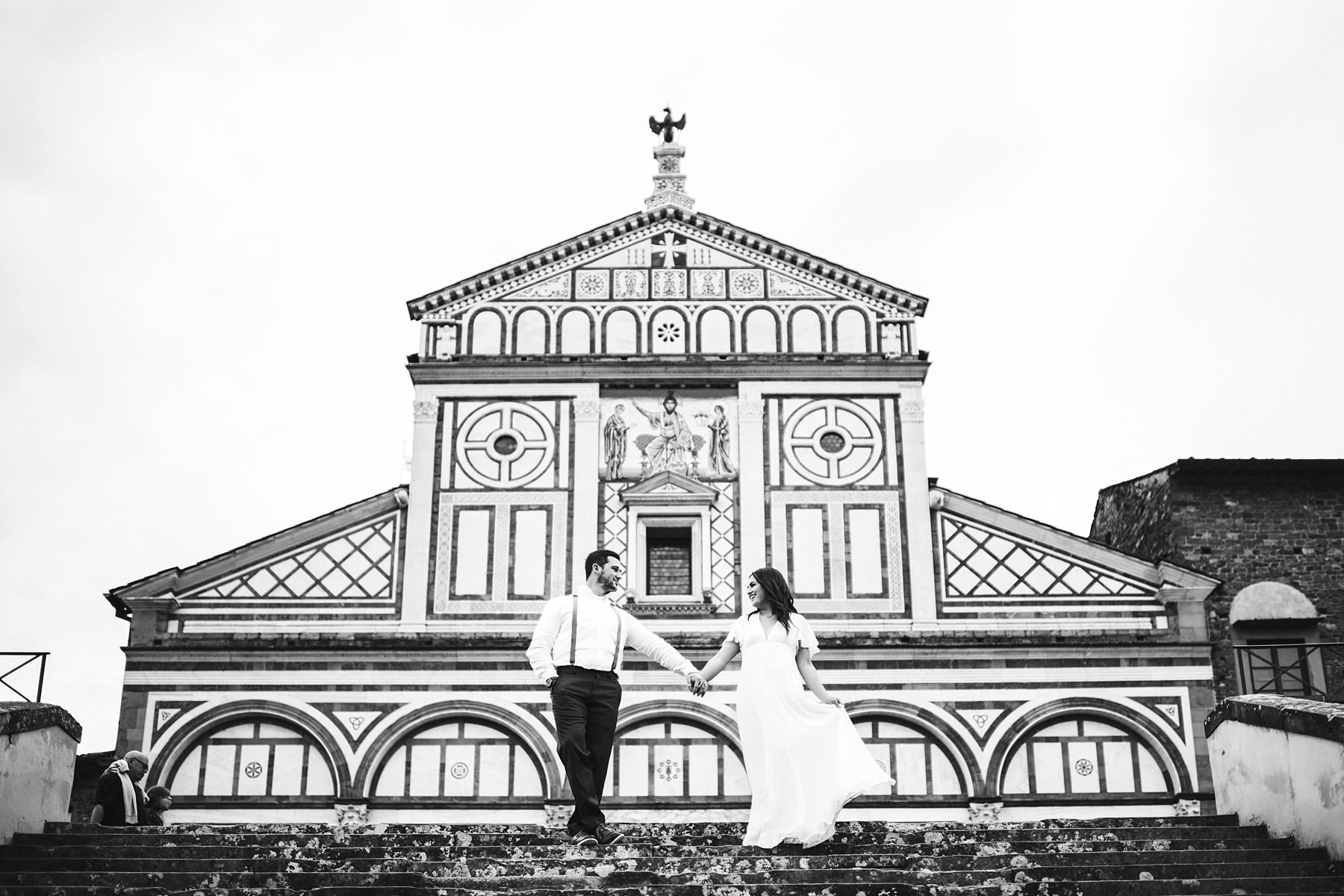 Unforgettable intimate elopement wedding photo session in Florence, Tuscany