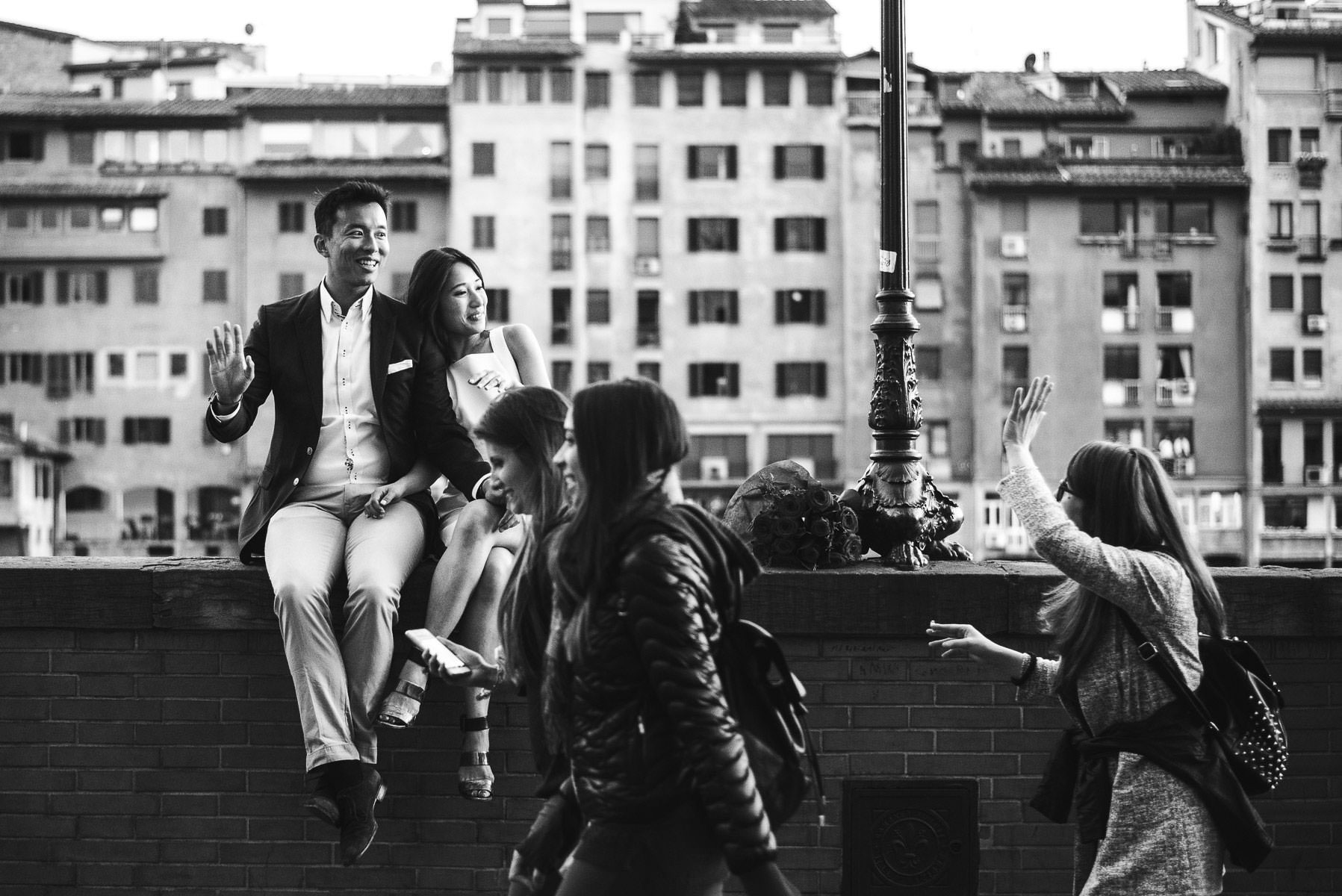 Reportage vacation couple photo session in Florence