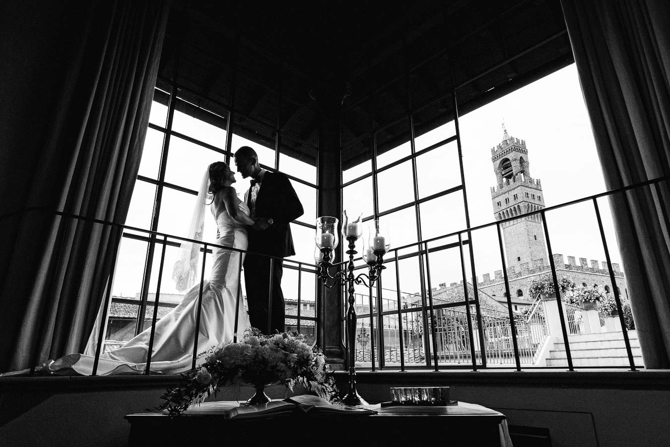 Unforgettable exclusive intimate destination wedding in Florence at Gondi Palace