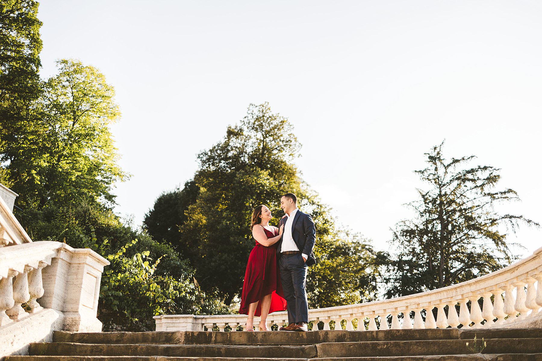 Romantic couple portrait vacation photo session in Florence, Tuscany
