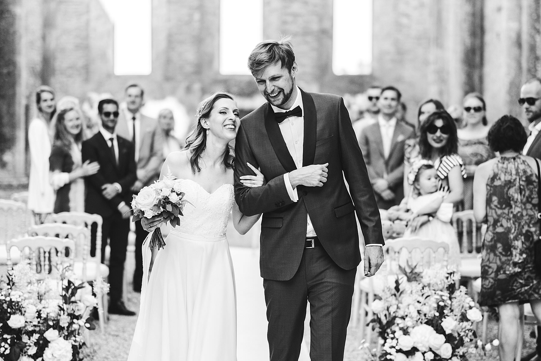 A one-of-a-kind celebration near Siena at Roofless Abbey of San Galgano intimate wedding in Tuscany