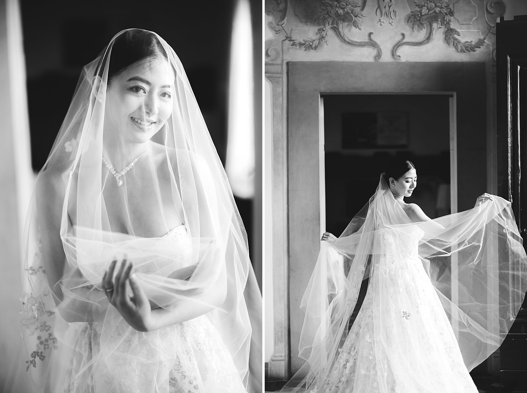 Elegant bridal pre-wedding portrait at Villa Le Piazzole a charming estate right out of Florence