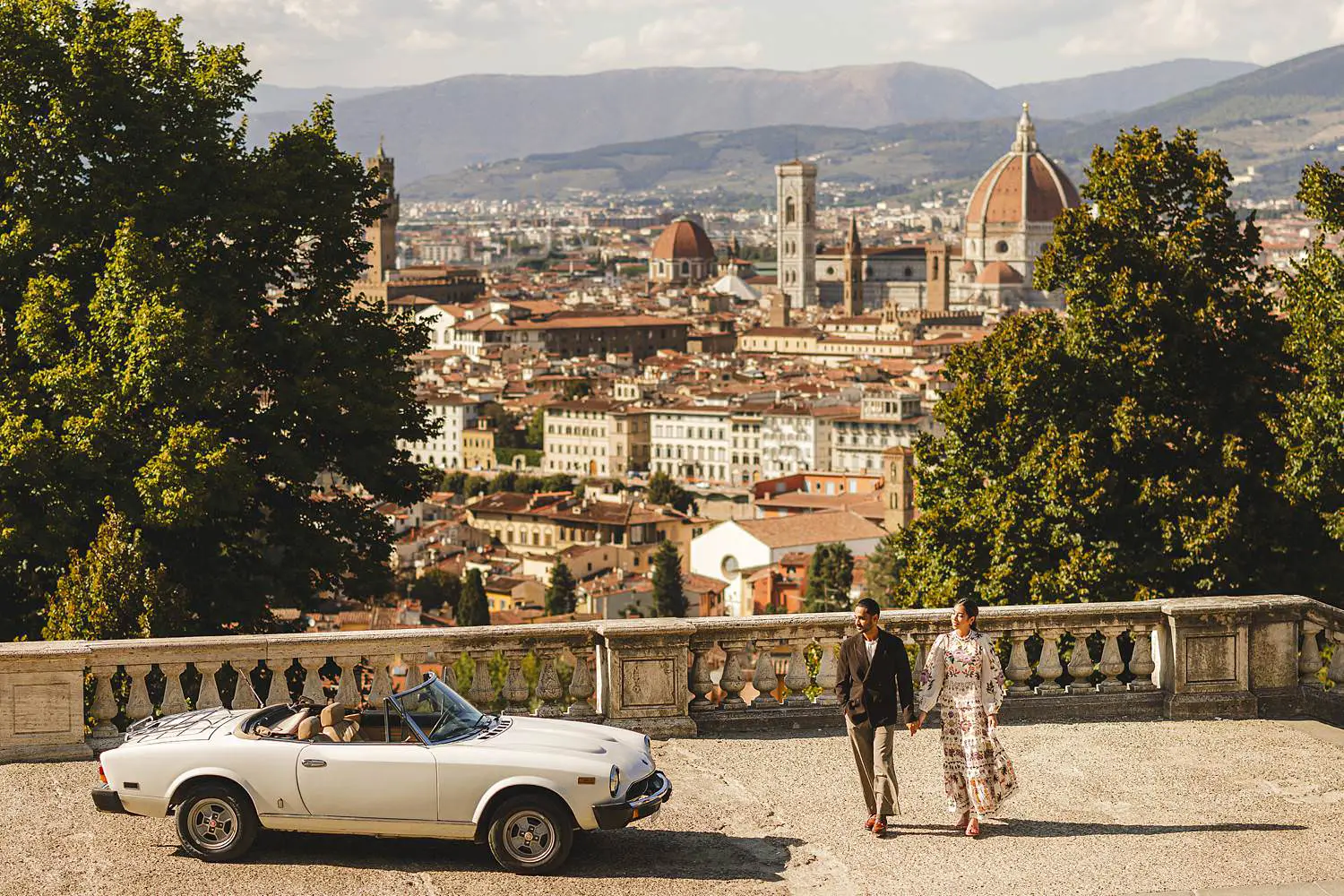 Authentic Couple Shoot in Florence at Terrazza San Miniato