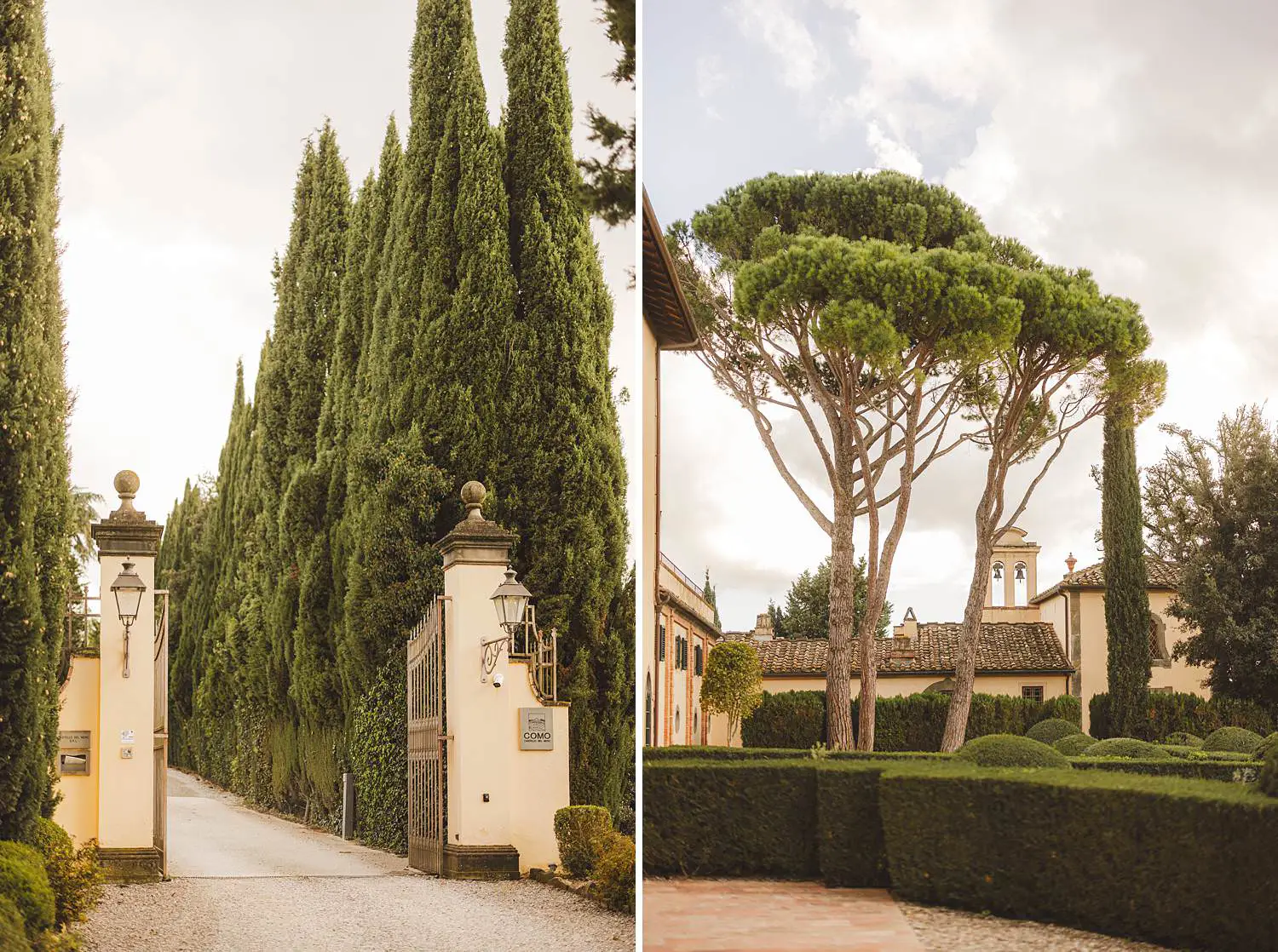 Surprise proposal photo shoot at Castello del Nero, one of the most elegant and iconic luxury resorts in the Chianti countryside