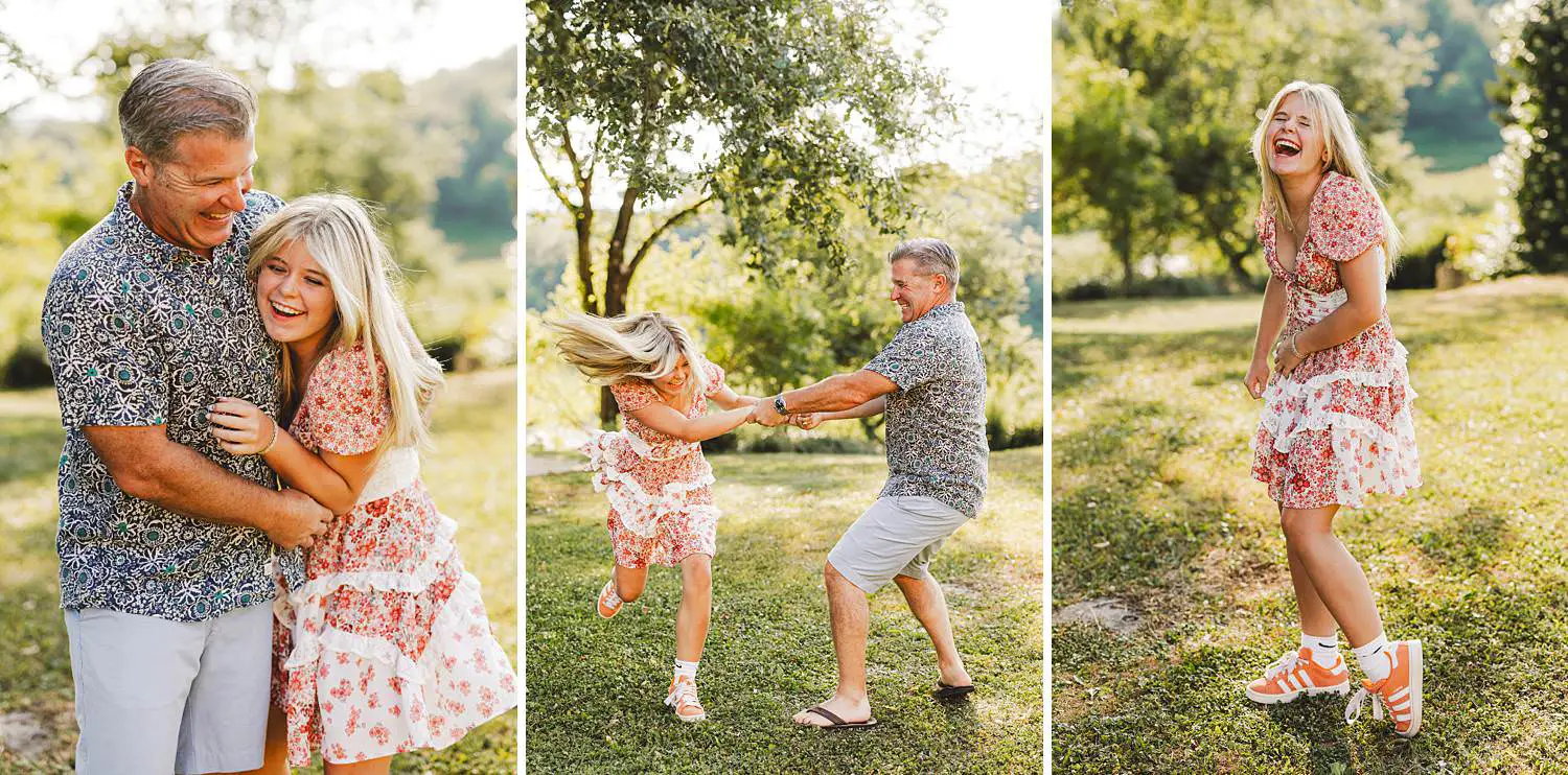 Family photo session in Mugello countryside at La Querce dei Medici, just outside Florence