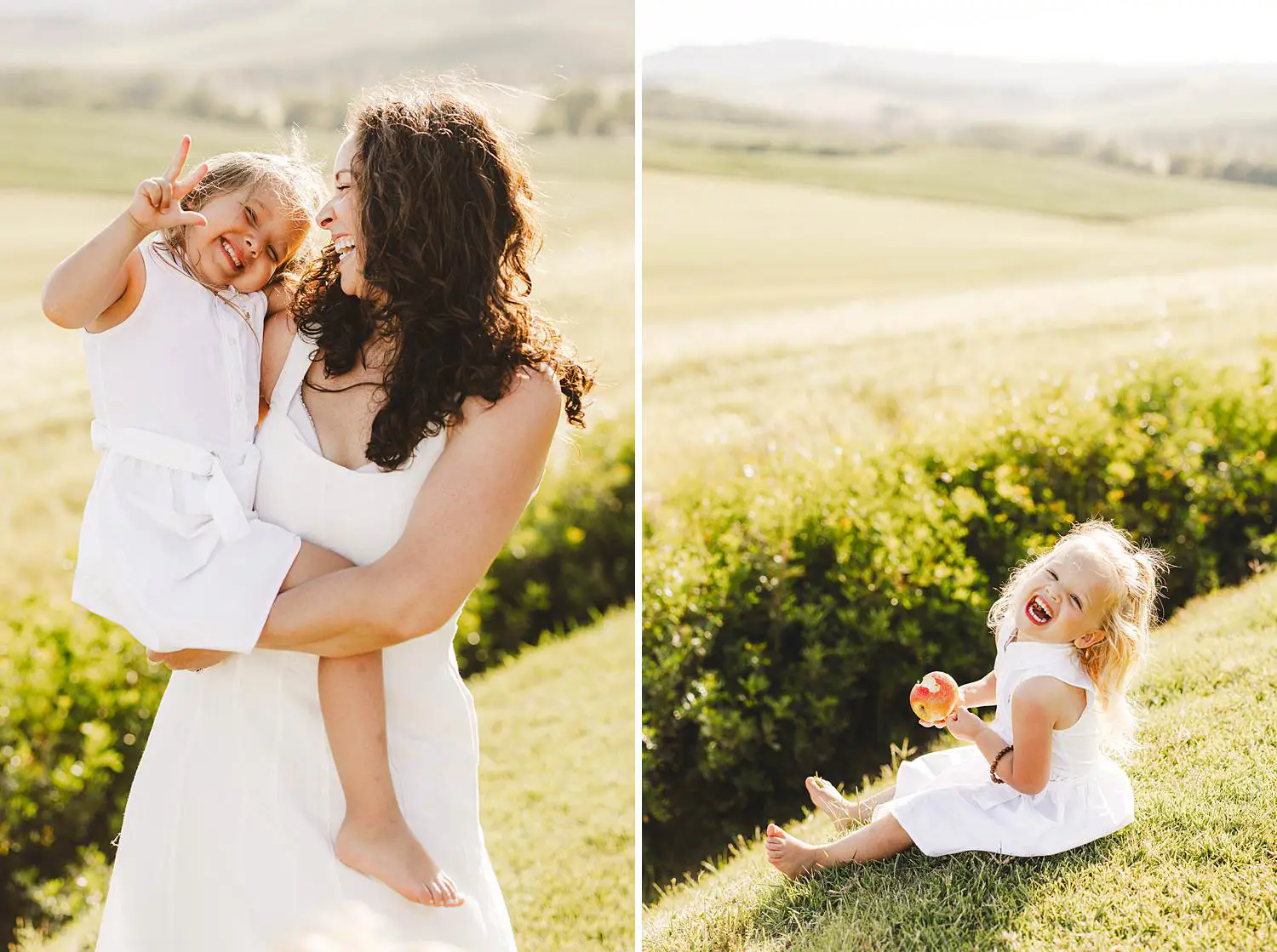 My goal of this family photo session in Val d’Orcia was to capture genuine interactions and joyful moments