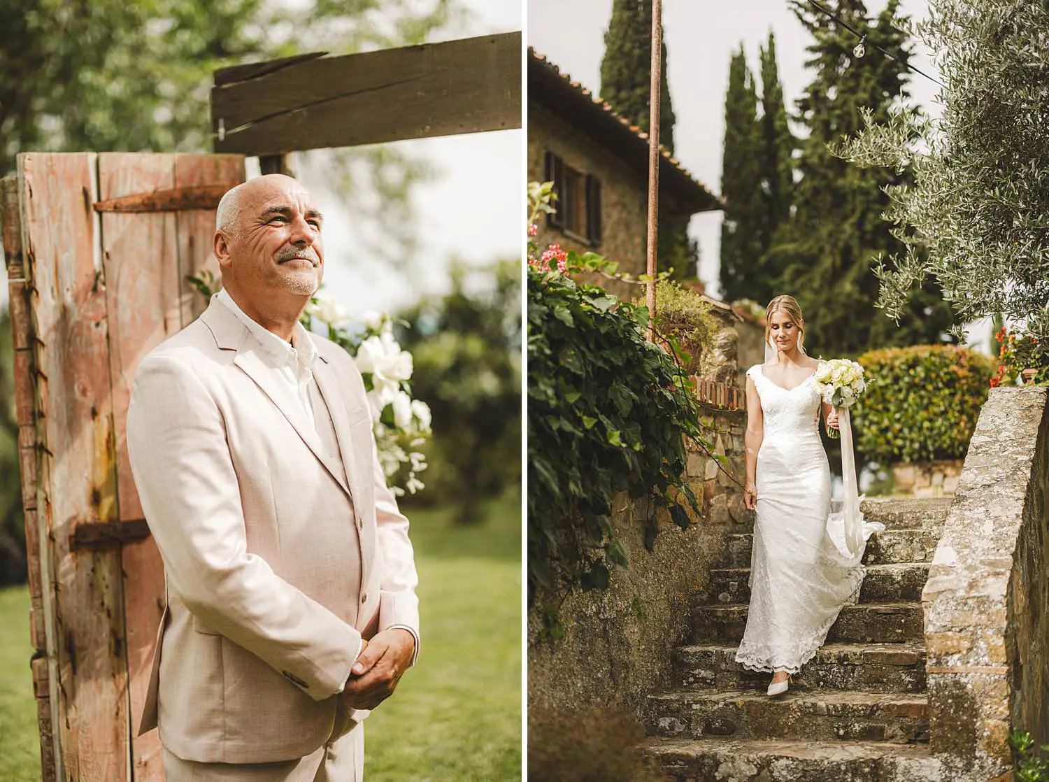 Documentary and elegant wedding photography at Quercia al Poggio venue in Chianti