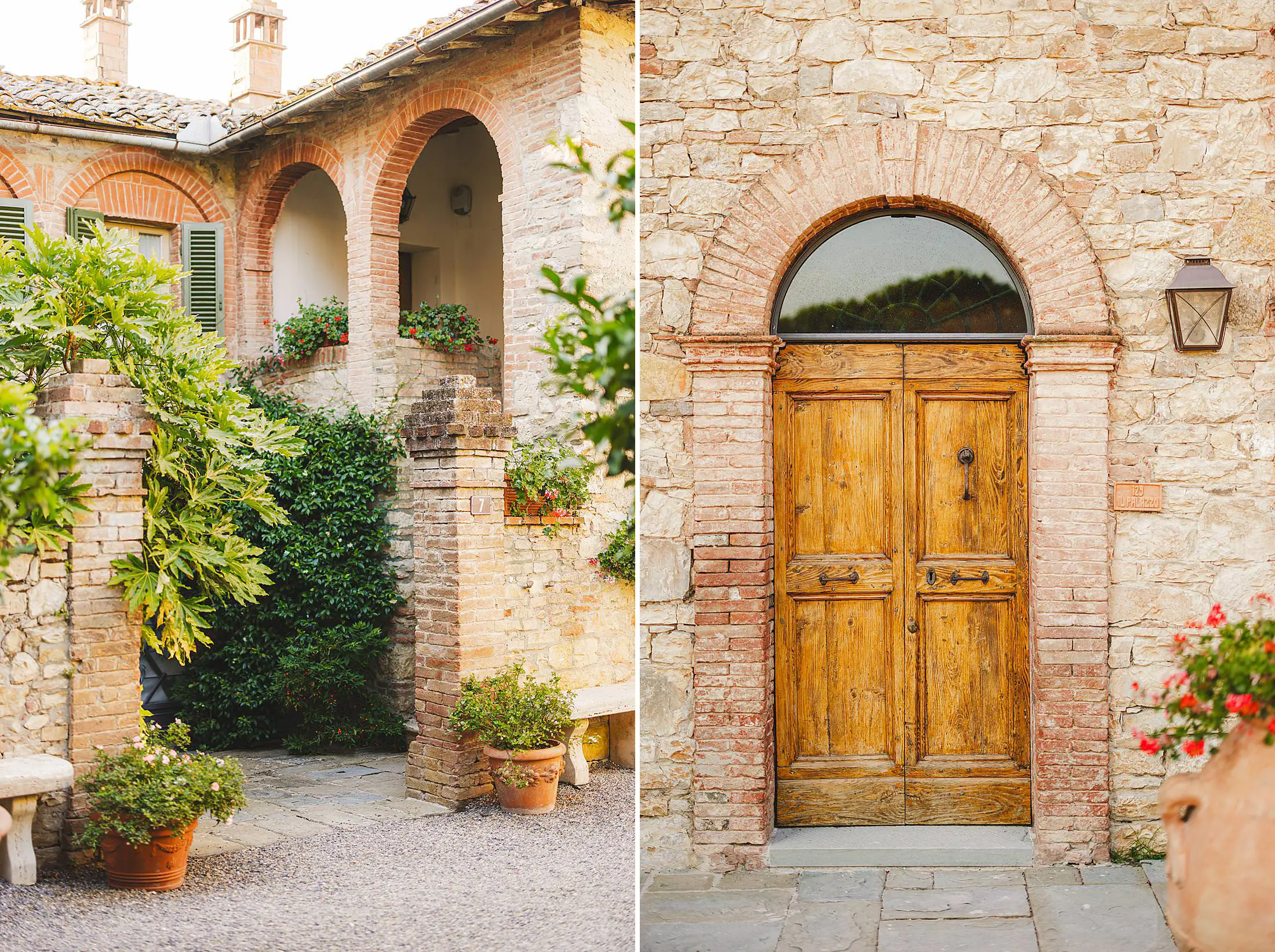 Borgo San Felice is a luxury and perfect venue for a family photo shoot