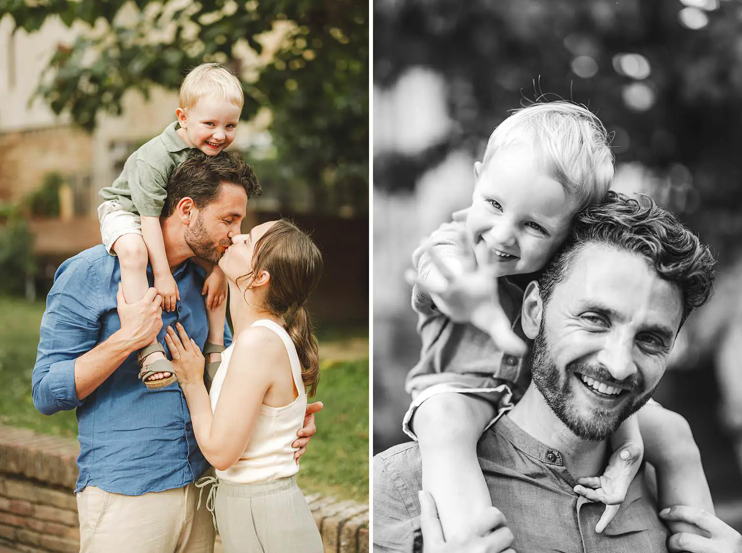 Exciting and fun family photos in the heart of Tuscany in Certaldo