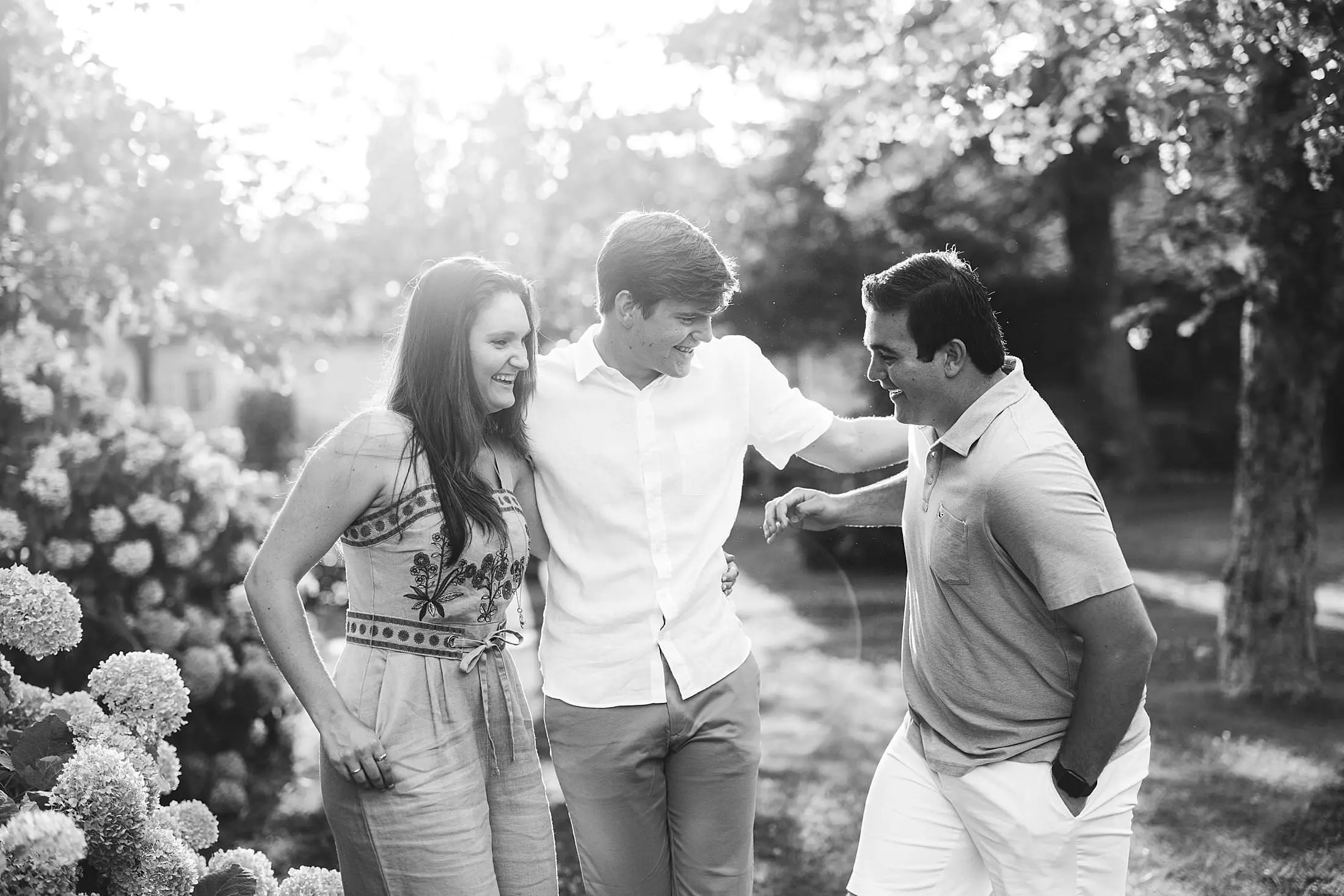 Spontaneous and joyful candid family photo shoot in Tuscany at luxury estate of Borgo San Felice