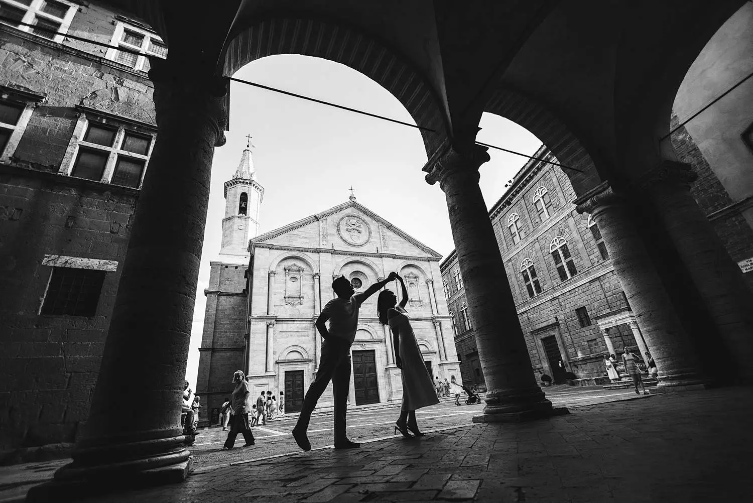 A love story under the Tuscan sun in Pienza heart of Val d’Orcia