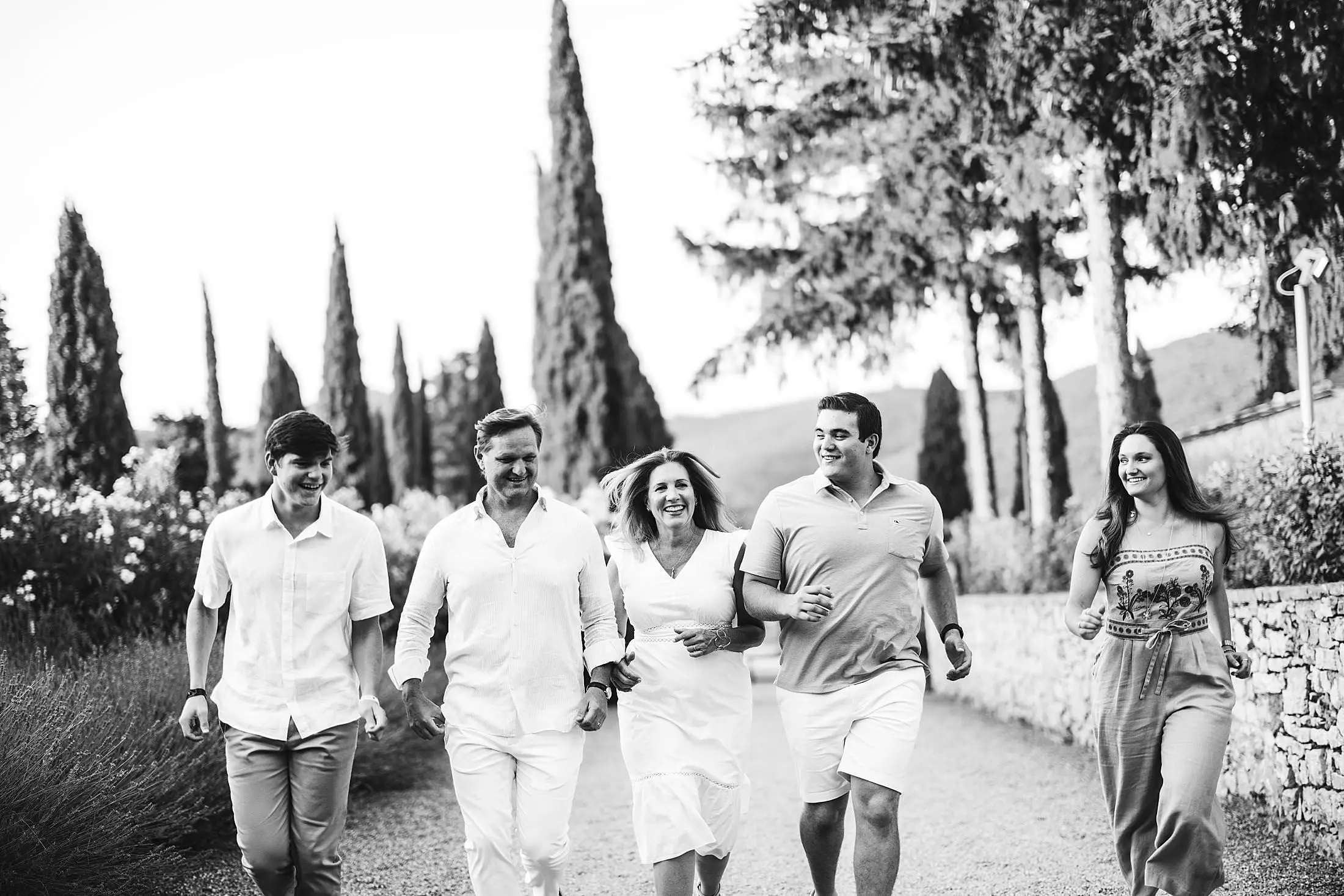 Candid family photos at Borgo San Felice, Tuscany